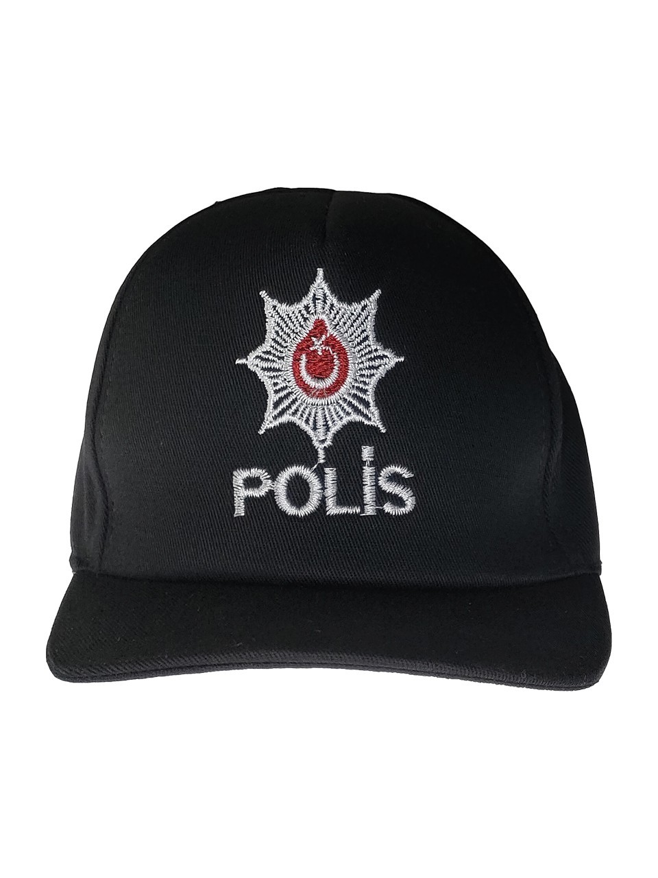 Polis Çocuk Kepi Arkası Ayarlanabilir Siyah