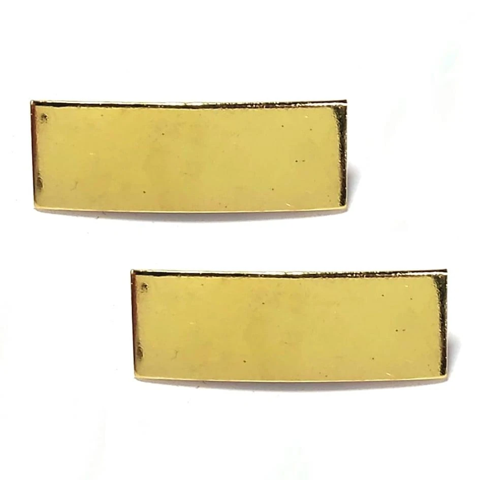 Asteğmen Harici Üniforma Metal Rütbe Domino 2 adet