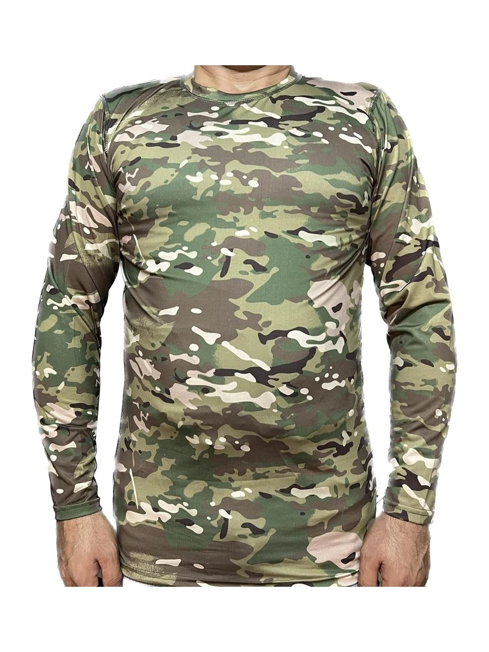 Multicam Termal Tişört Microfiber Kumaş Uzun Kollu