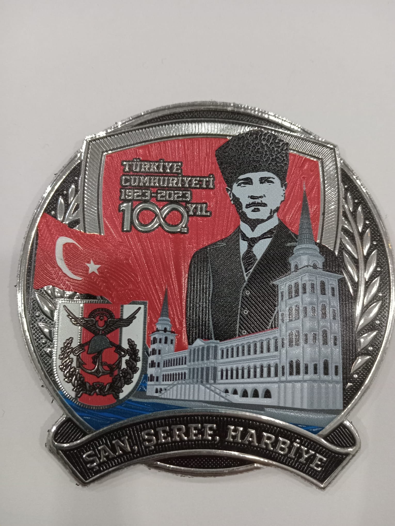 100. YIL ARMASI ATATÜRK ARMASI(şan,şeref,harbiye)