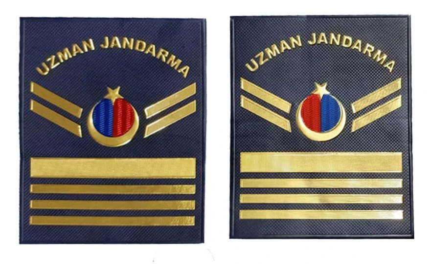Jandarma Asayiş Uzman Jandarma 7.Kademeli Plastik Rütbe Lacivert Renk