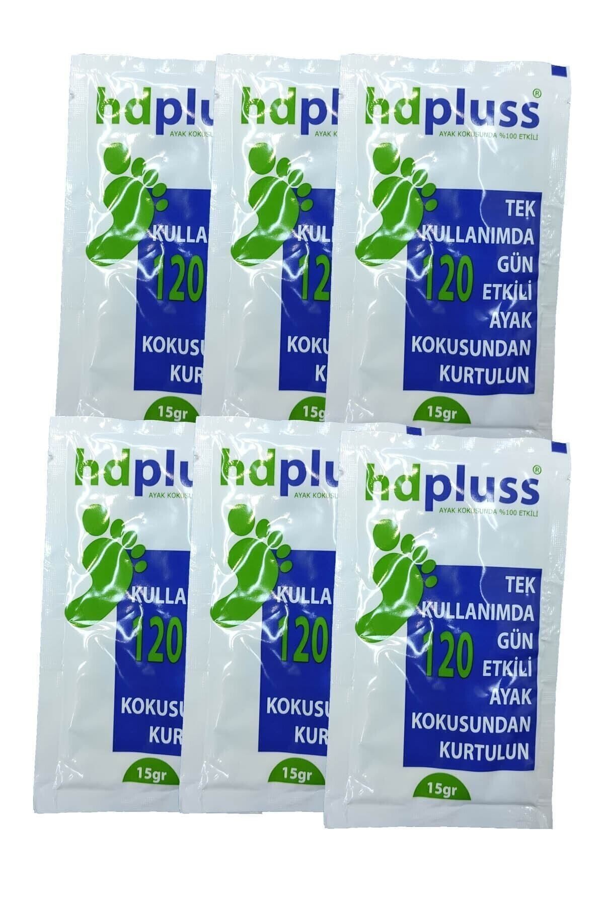 Hd Pluss Ayakkabı Koku Giderici Toz 120 Gün Etkili 6 Adet