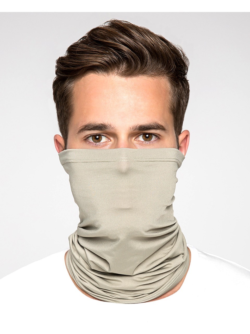 Ersancak Microfiber Bej Renk Boyunluk Buff