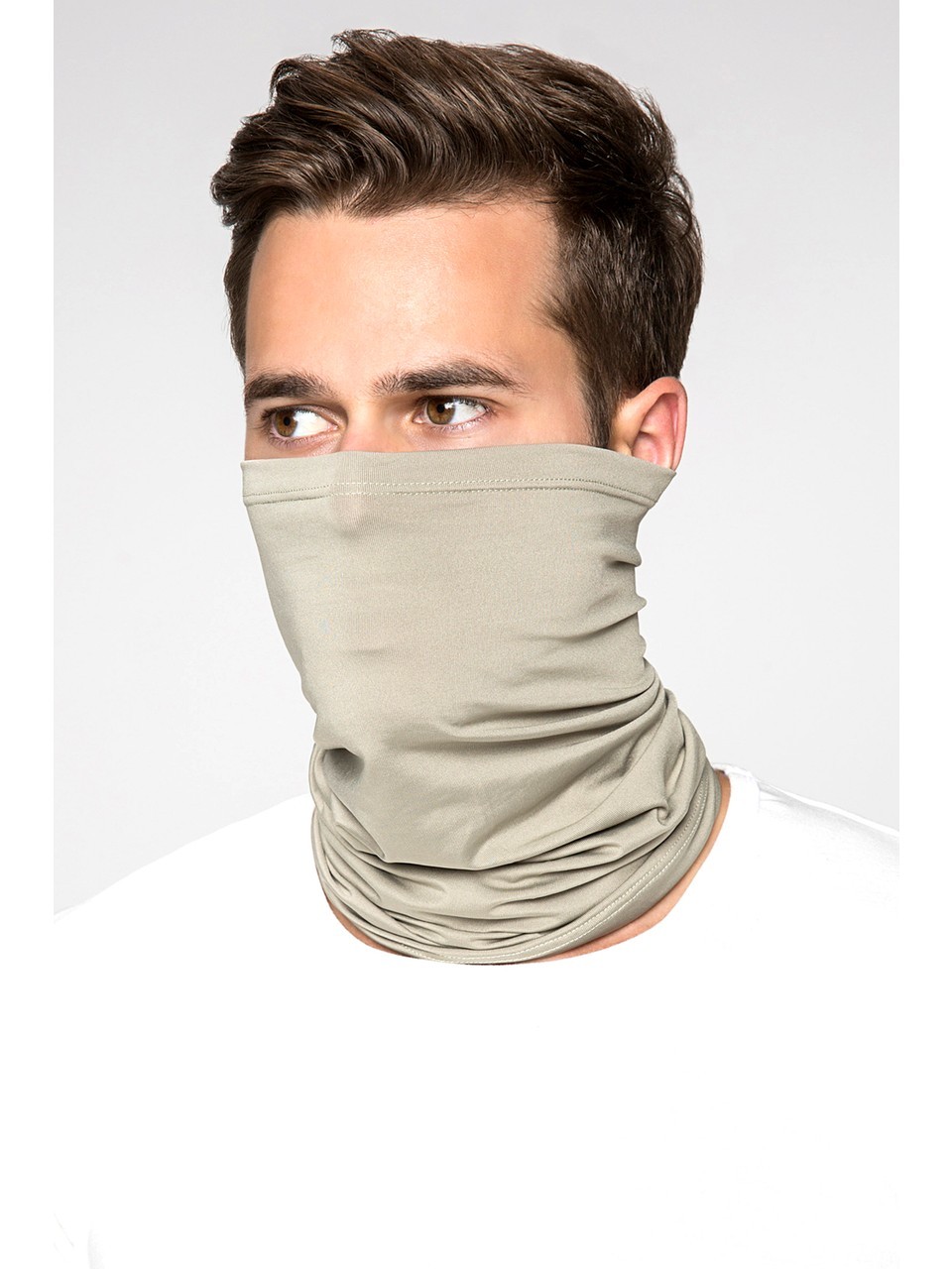 Ersancak Microfiber Bej Renk Boyunluk Buff