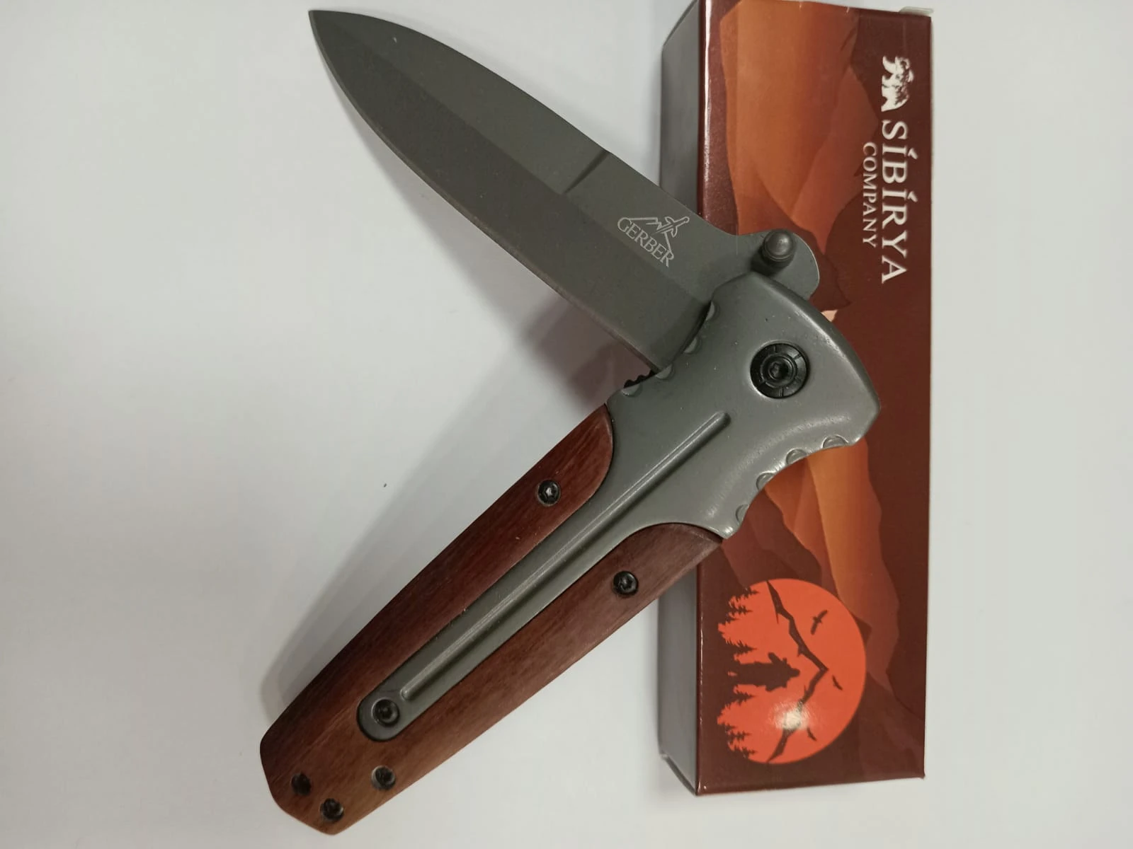 Gerber Ahşap Saplı Kamp Çakısı