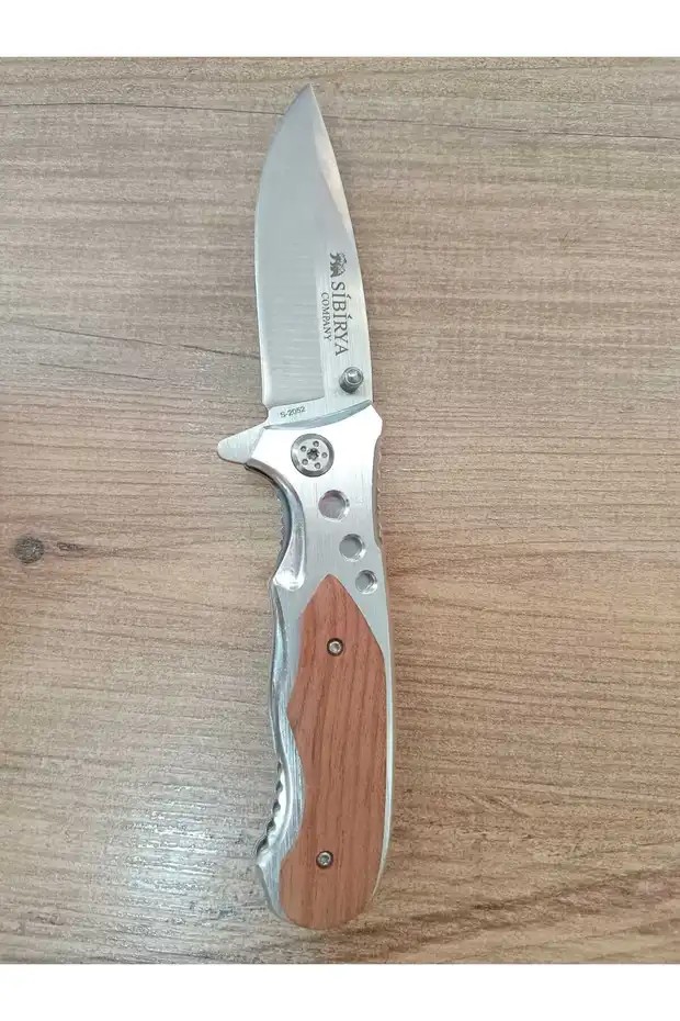 Sibirya Kamp Çakısı Ahşap Saplı S-2052