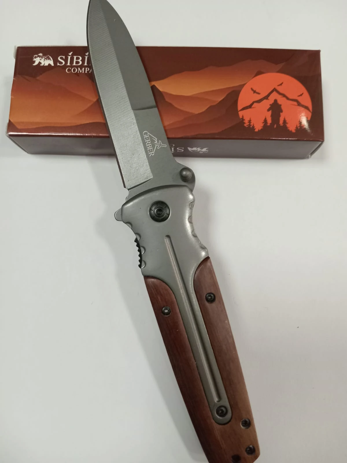 Gerber Ahşap Saplı Kamp Çakısı