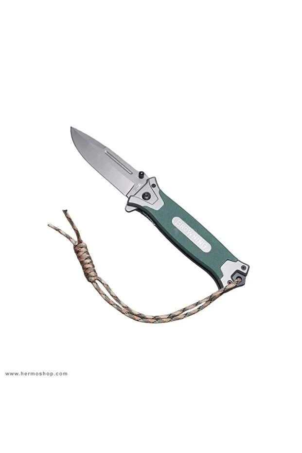 Browning Katlanır Çakı Haki M364 Kıryılanı