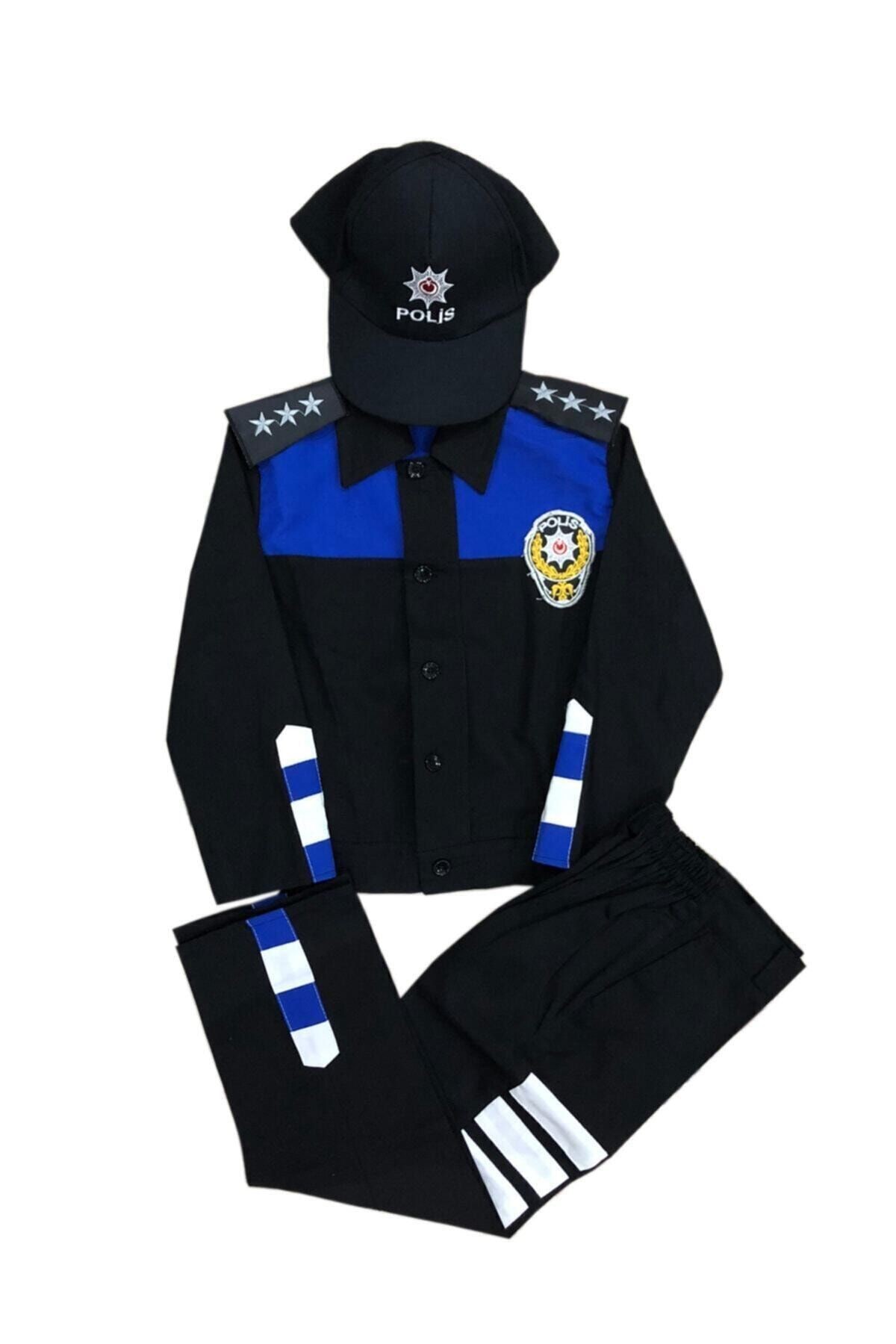 Unisex Çocuk Polis Kıyafeti