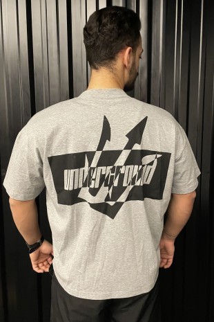 Underground Oversize Uppend T-shirt - GREY