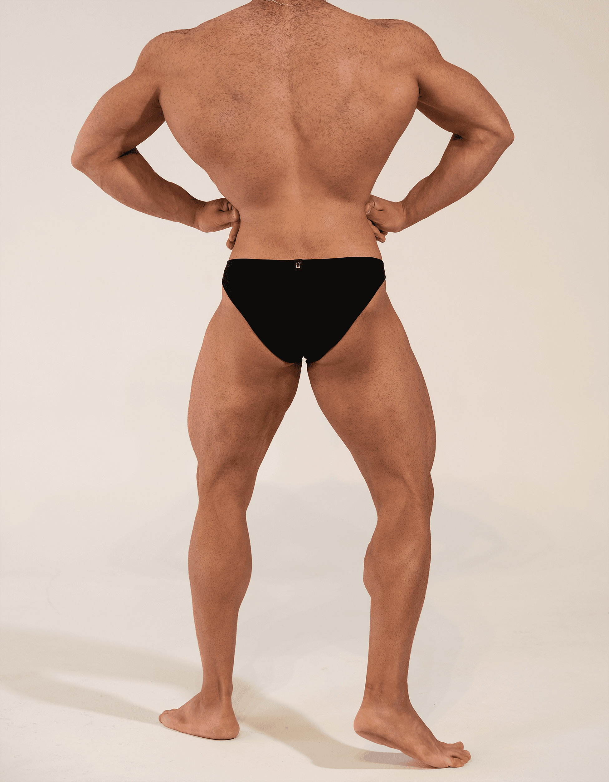 Alpha Trunk Bodybuilding Slip Men Briefs - BLACK