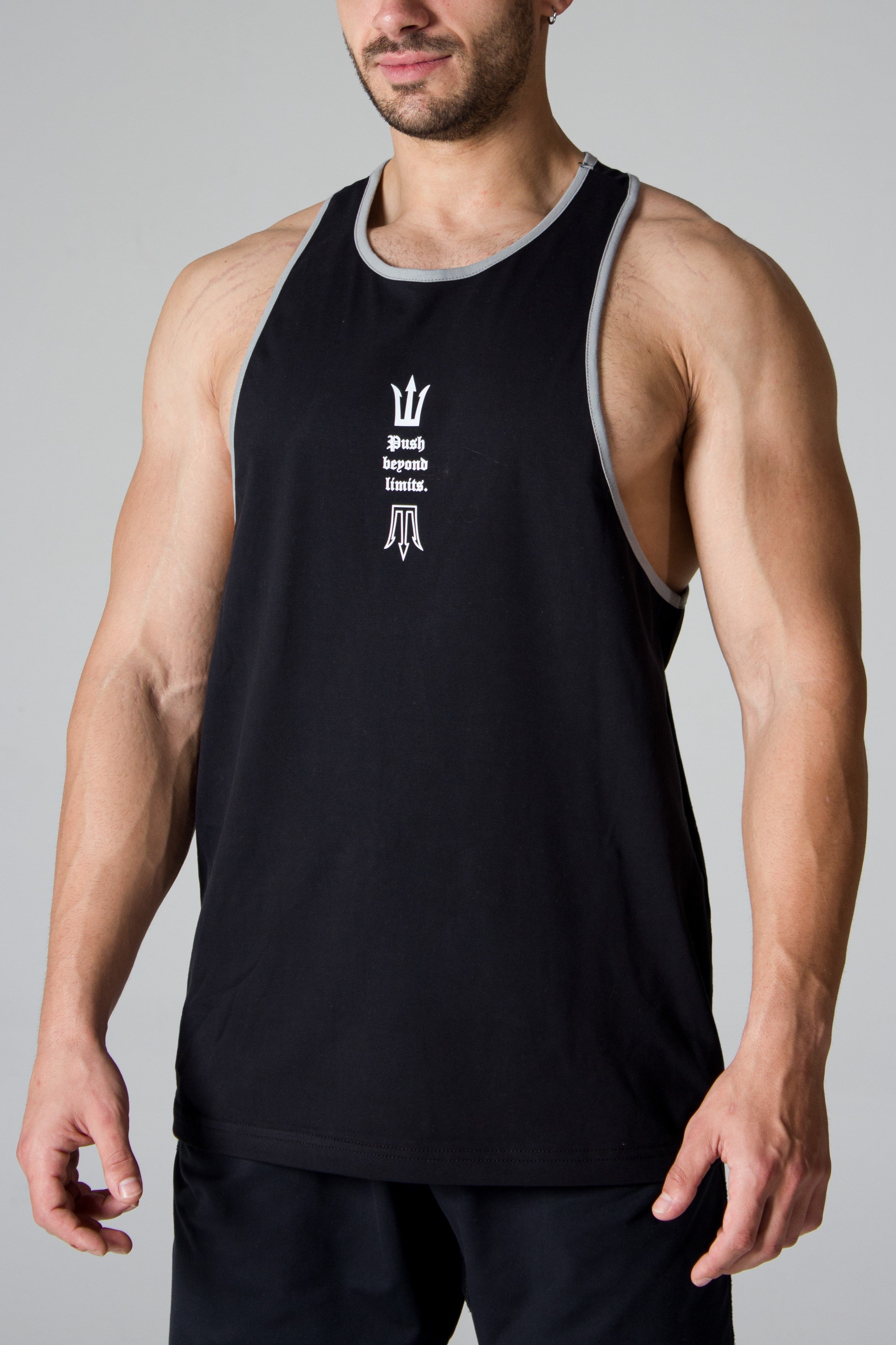 Push Beyond Limit Oversize Tank - BLACK