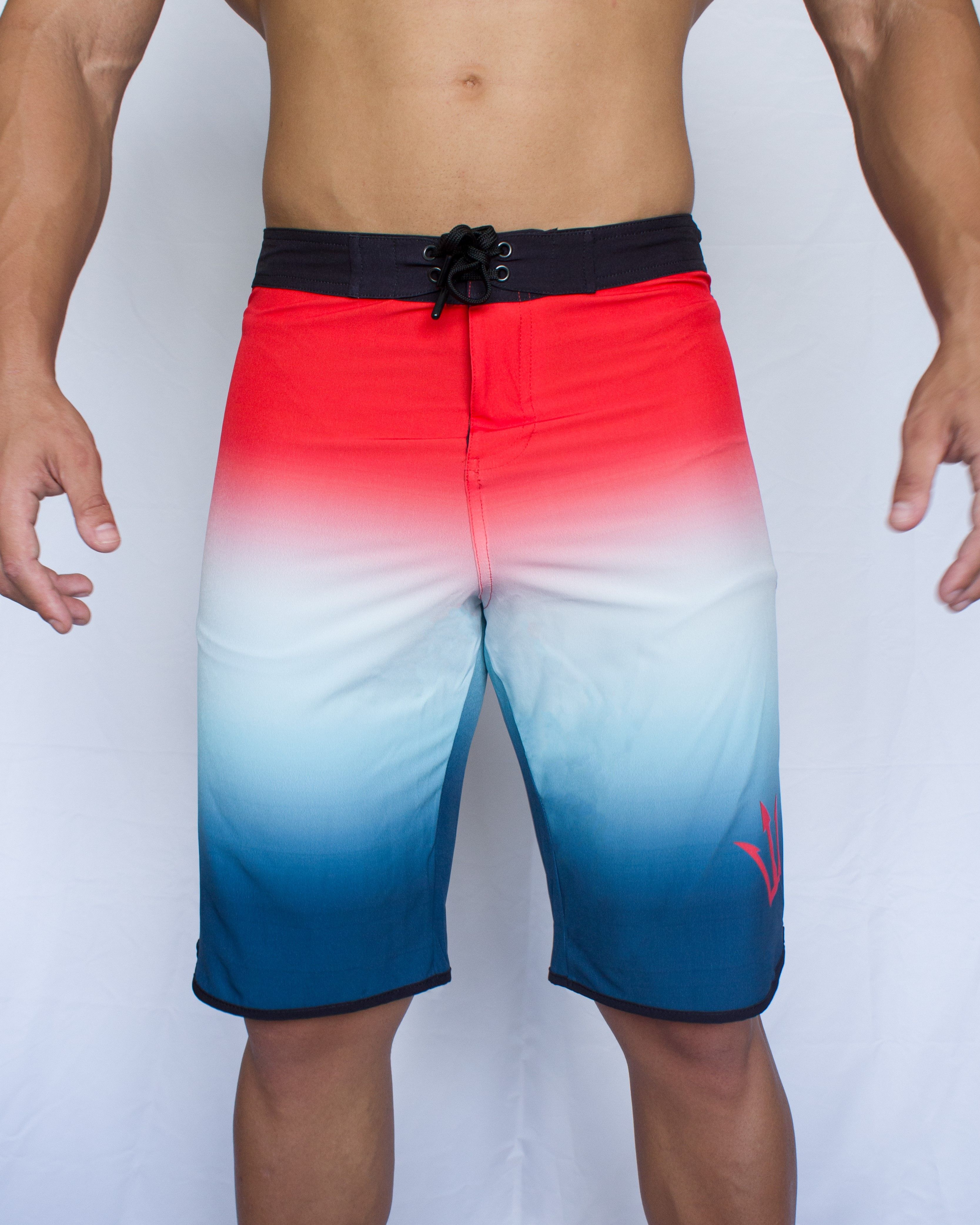 Aurora Red Boardshort