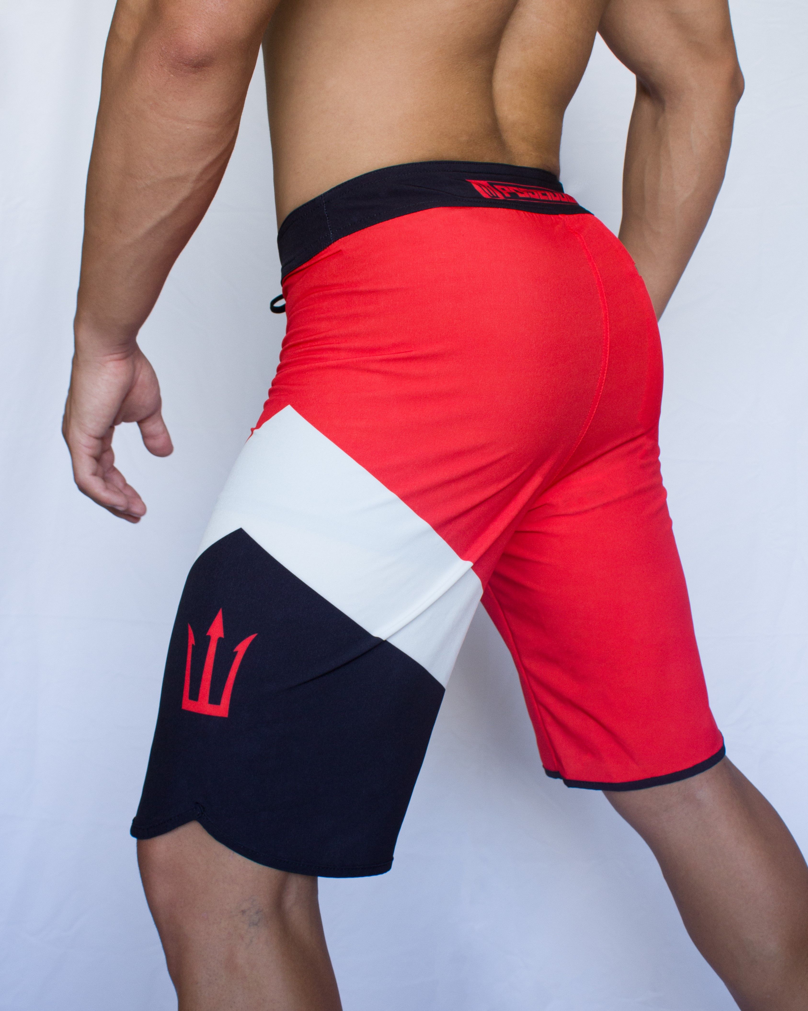 SpeedSky Red Boardshort