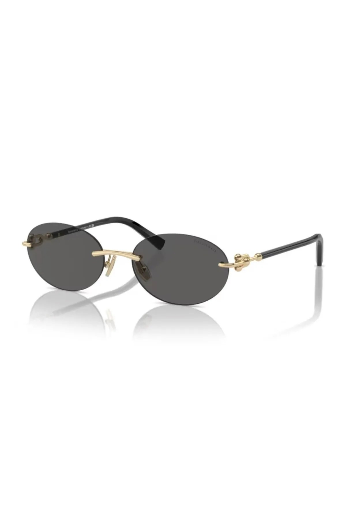3104D Kadın Oval Gold Metal Güneş Gözlüğü