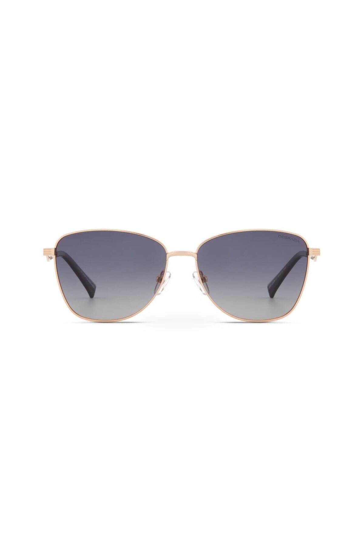 Ds 2334 C1 60 Kadın Cat Eye Gold Metal Güneş Gözlüğü