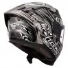 LS2 DRAGON KARBON ENTHUM SİYAH-GRİ KASK