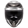 LS2 DRAGON KARBON ENTHUM SİYAH-GRİ KASK