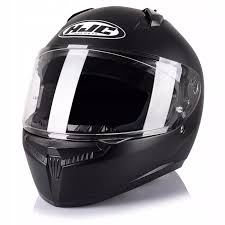 HJC C10 SEMI FLAT MAT SİYAH KASK