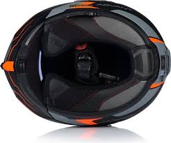 LS2 ADVANT CODEX MAT SİYAH TİTANYUM TURUNCU KASK