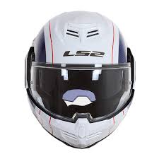 LS2 ADVANT BEYAZ MAVİ KASK