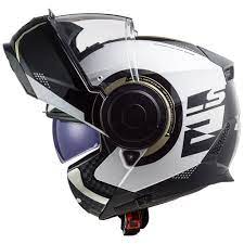 LS2 SCOPE ARCH SİYAH BEYAZ KASK