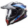 LS2 EXPLORER C KARBON FRONTIER SİYAH-MAVİ KASK
