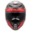 LS2 DRAGON KARBON ENTHUM KIRMIZI KASK