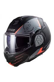 LS2 ADVANT CODEX MAT SİYAH TİTANYUM TURUNCU KASK