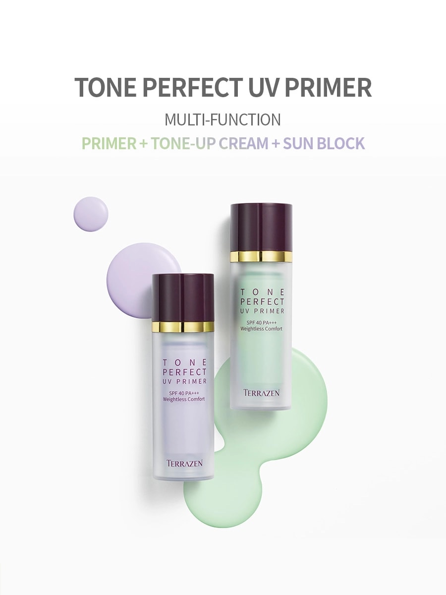 Terrazen Tone Perfect UV Primer SPF40+ PA+++ (yesil)