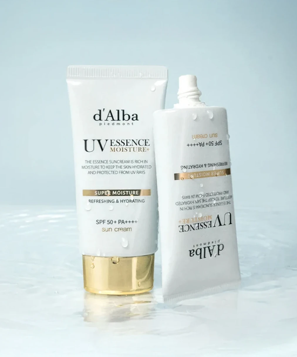 d'Alba UV Essence Super Moisture Sun Cream 50ml SPF 50+ PA++++ - Yoğun Nemlendirici Güneş Koruyucu Krem