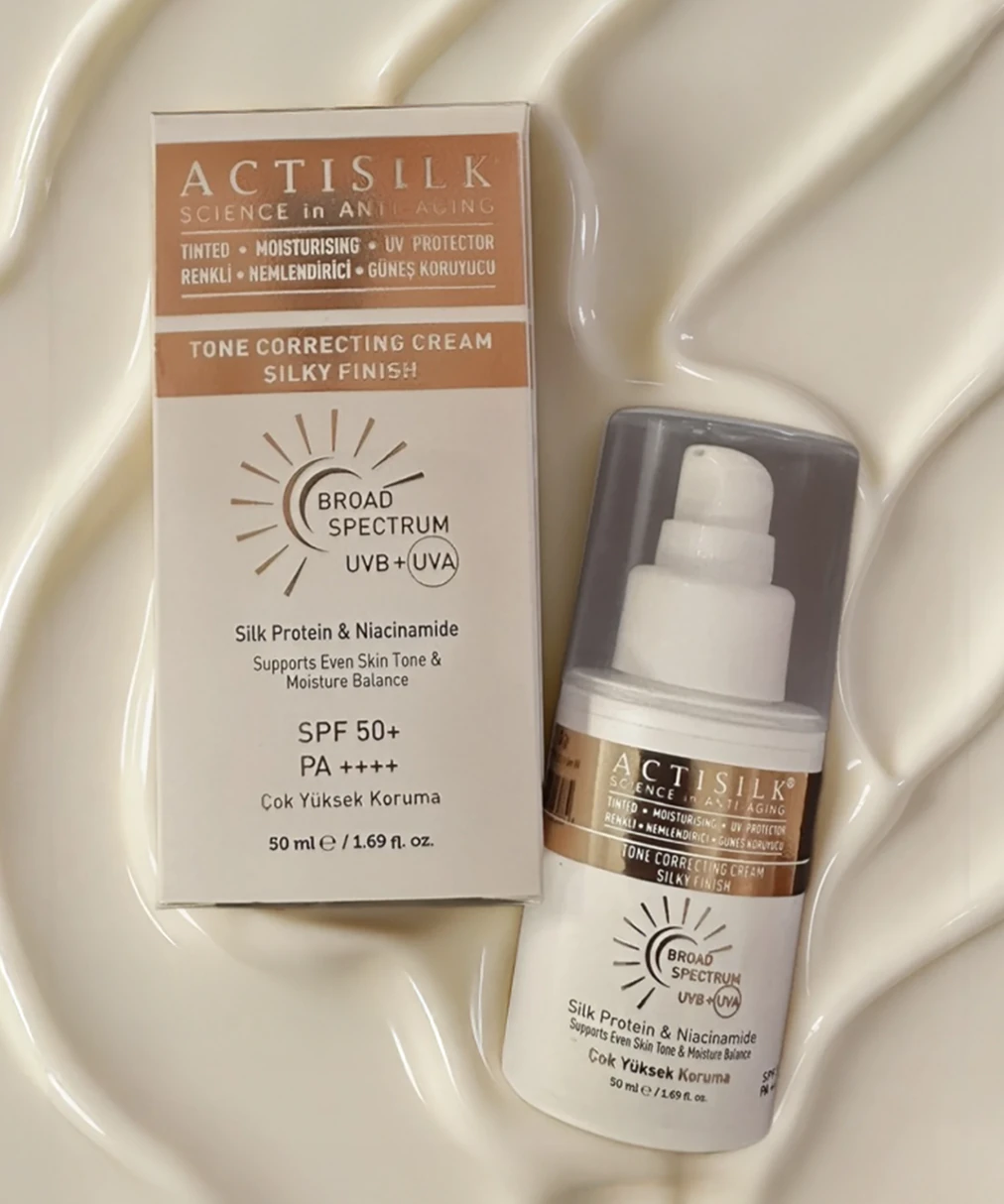 α PLUS REPAIR CREAM & UV PROTECT ACTISILK Renkli UV Koruyucu Krem