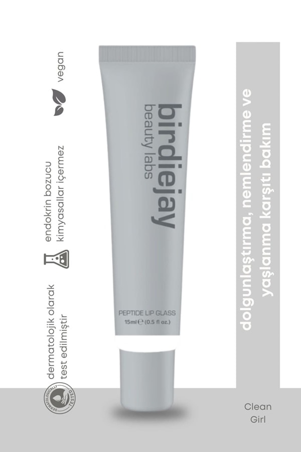 Birdijay Bauty Lab Peptide Lip Glass - Clean Girl