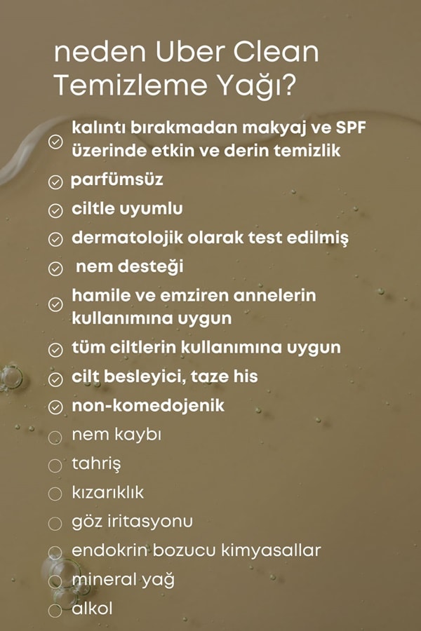 Birdiejay Beauty Labs Uber Clean Yüz Temizleme Yağı