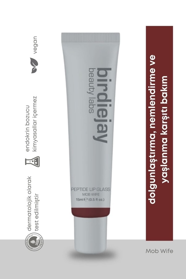 Birdiejay Beauty Labs Peptide Lip Glass - Mob Wife