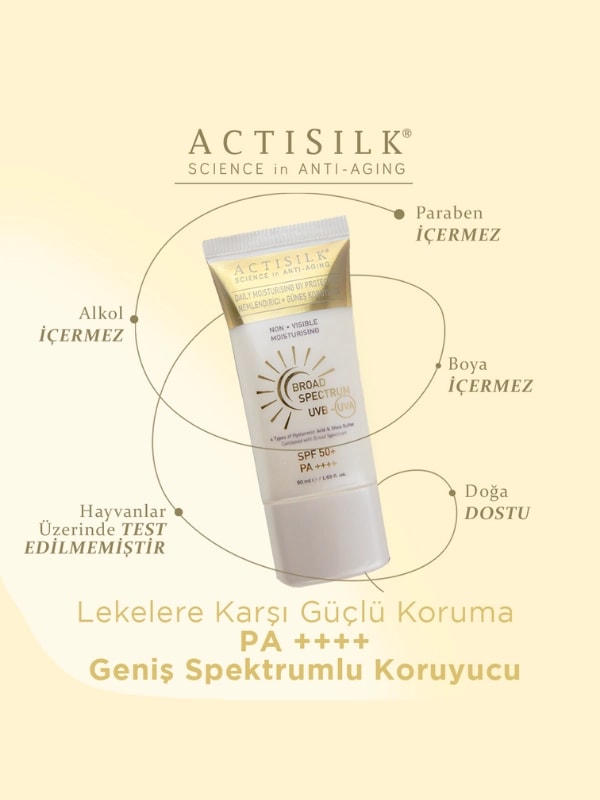 Actisilk Nemlendirici Etkili Güneş Koruyucu SPF 50 PA++++