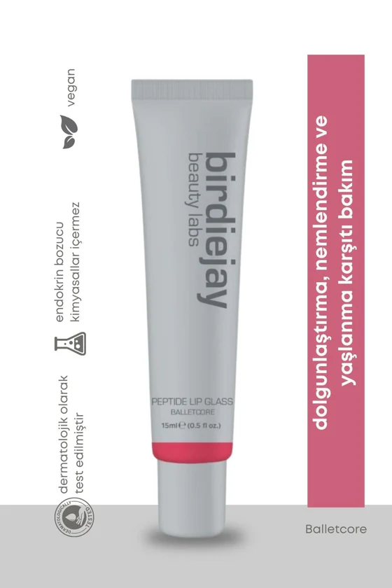 Birdiejay Beauty Labs Peptide Lip Glass - Balletcore