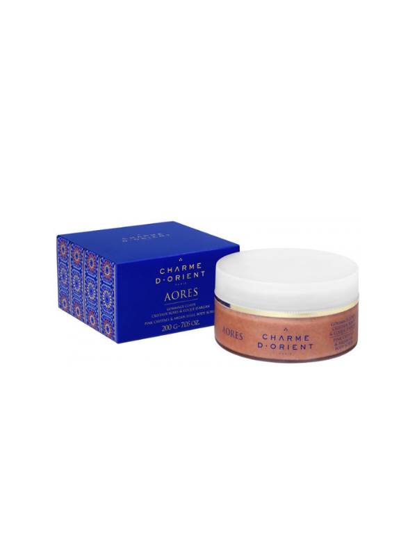 Charme dOrient Aores Pink Crystals & Argan Shell Body Scrub