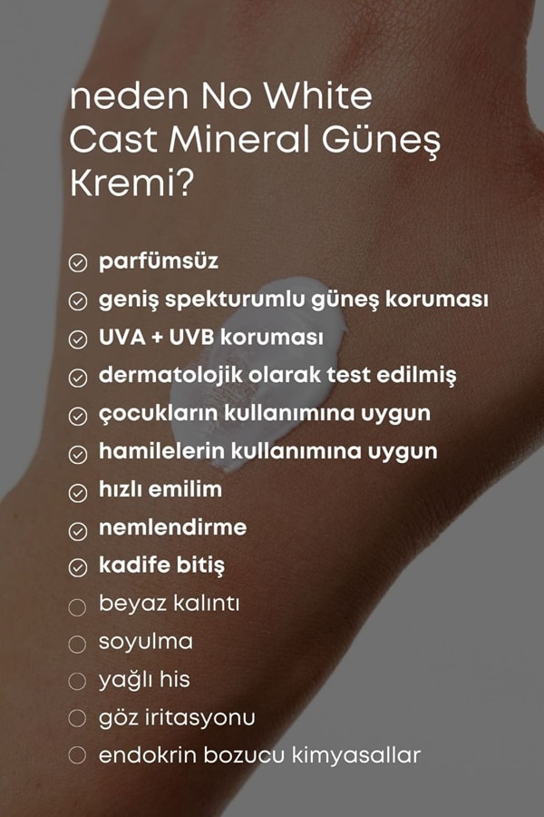 Birdiejay Beauty Labs No White Cast Mineral Sunscreen - Mineral Güneş Kremi