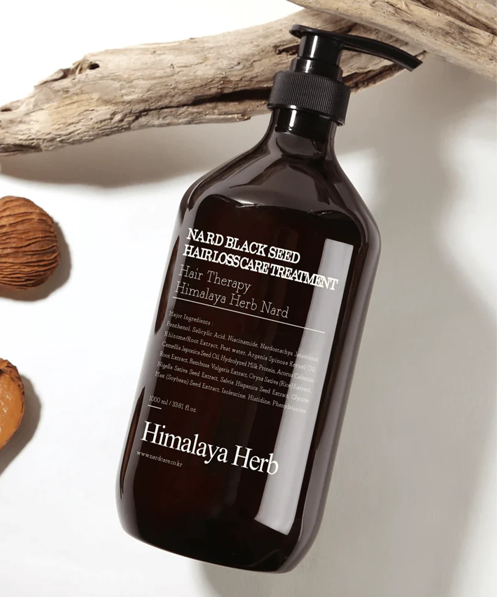 Nard Black Seed Hair Loss Care Treatment - Çörek Otu Özlü Saç Dökülmesi Karşıtı Saç Kremi 1L