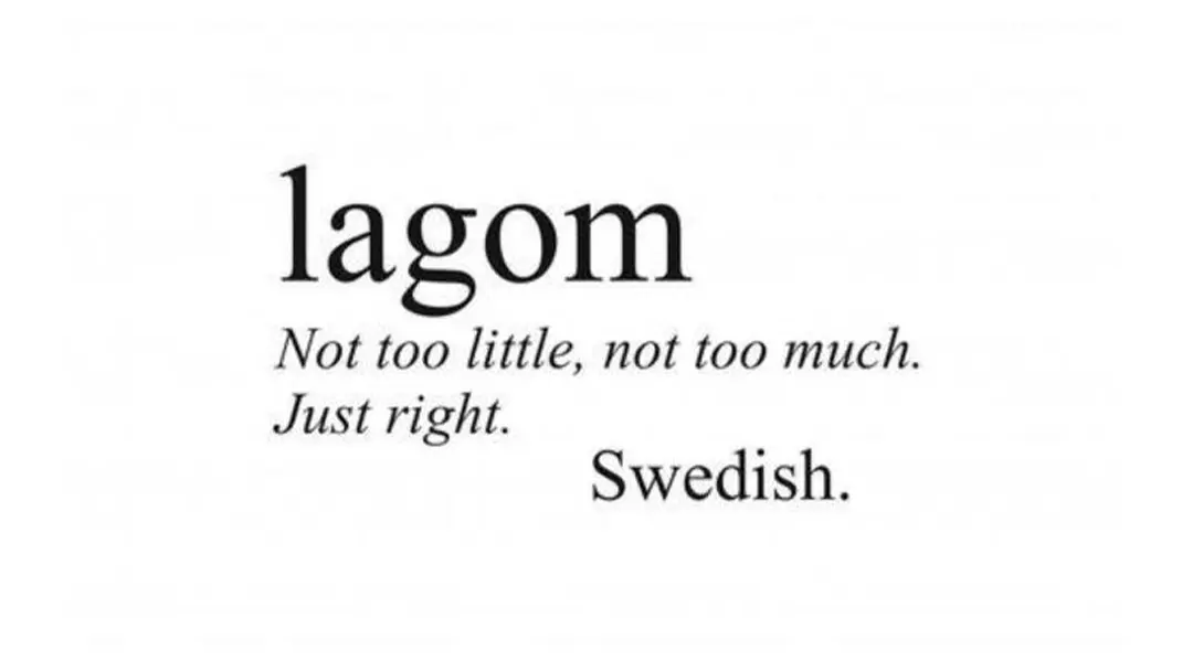 Lagom Felsefesi