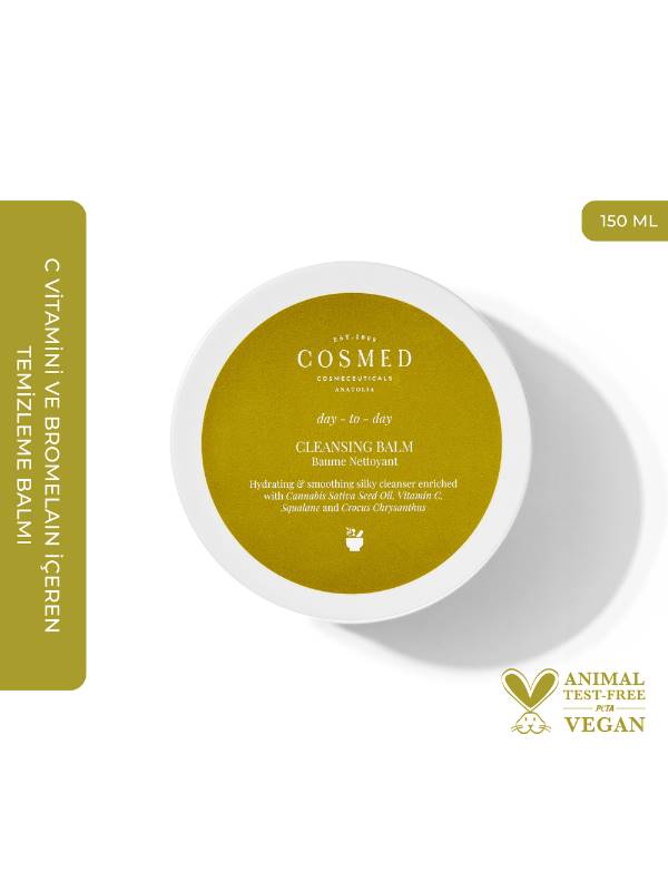 COSMED DAY TO DAY Cleansing Balm, C Vitamini + Bromelain