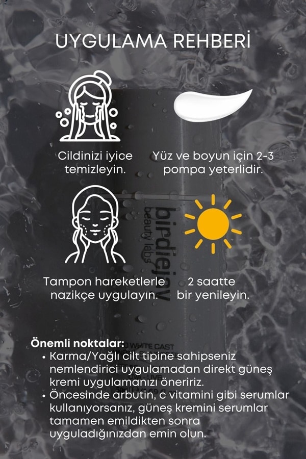 Birdiejay Beauty Labs No White Cast Mineral Sunscreen - Mineral Güneş Kremi