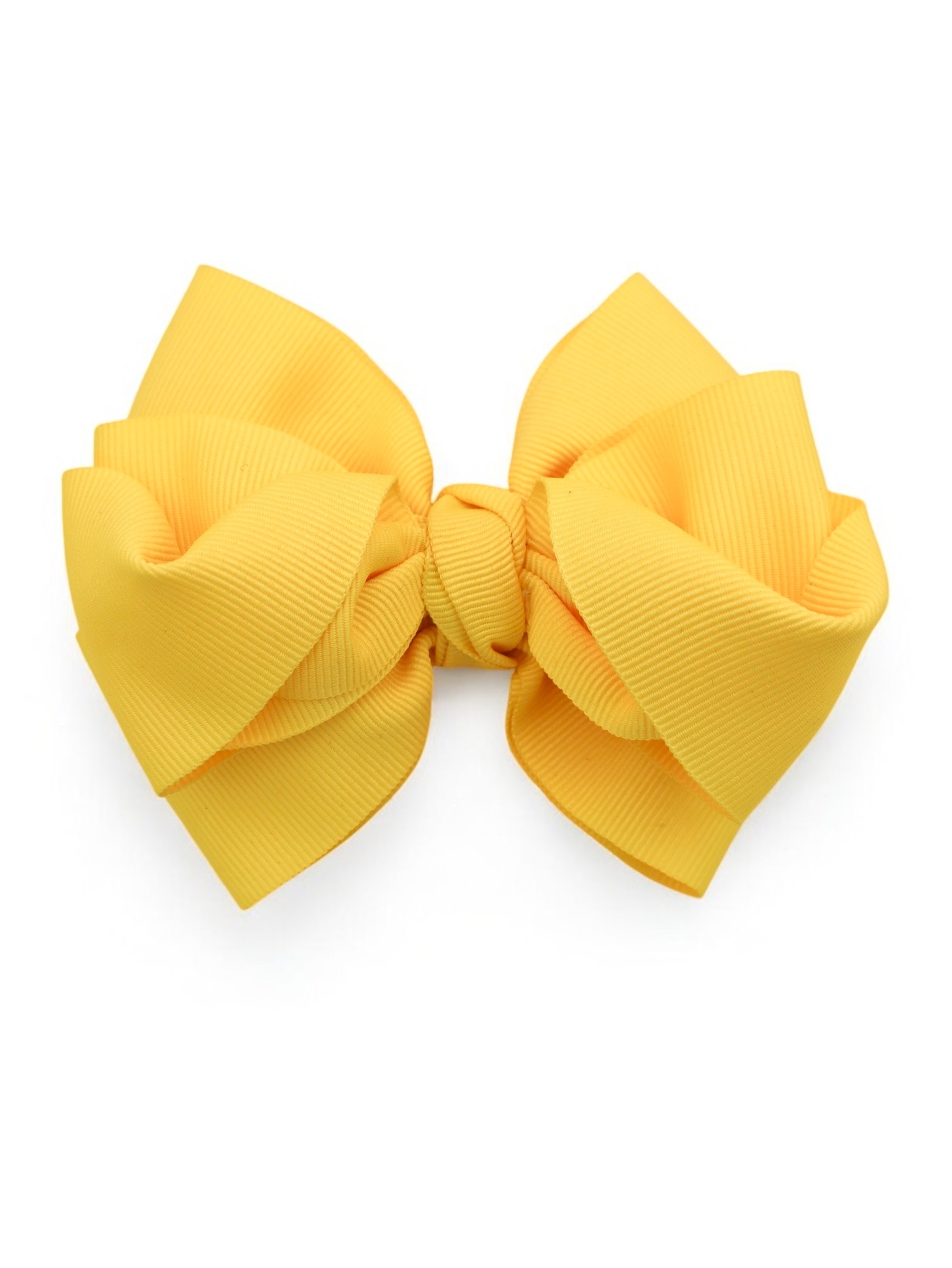 BIG BOW YELLOW CLIP