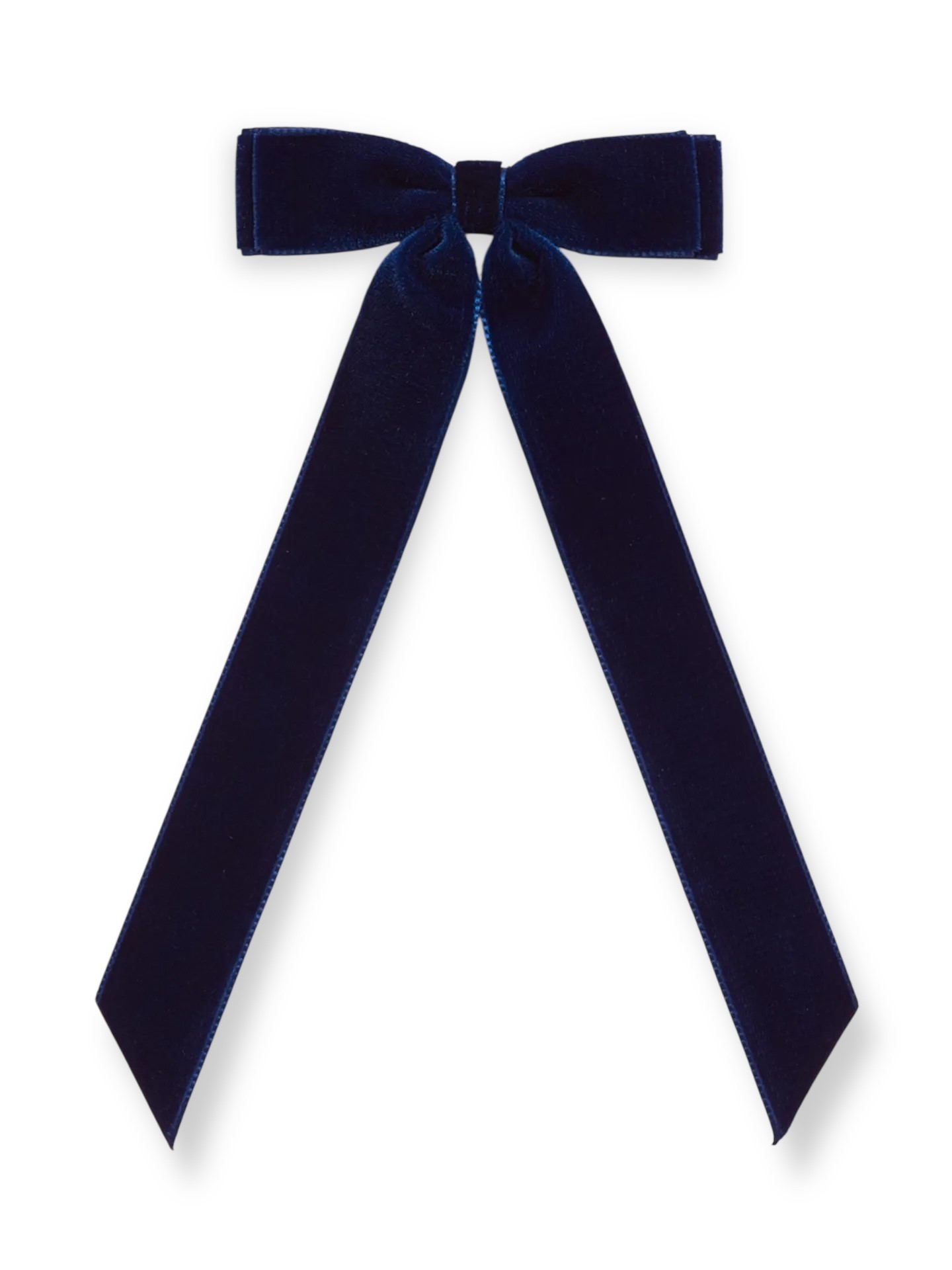 VELVET BOW CLIP
