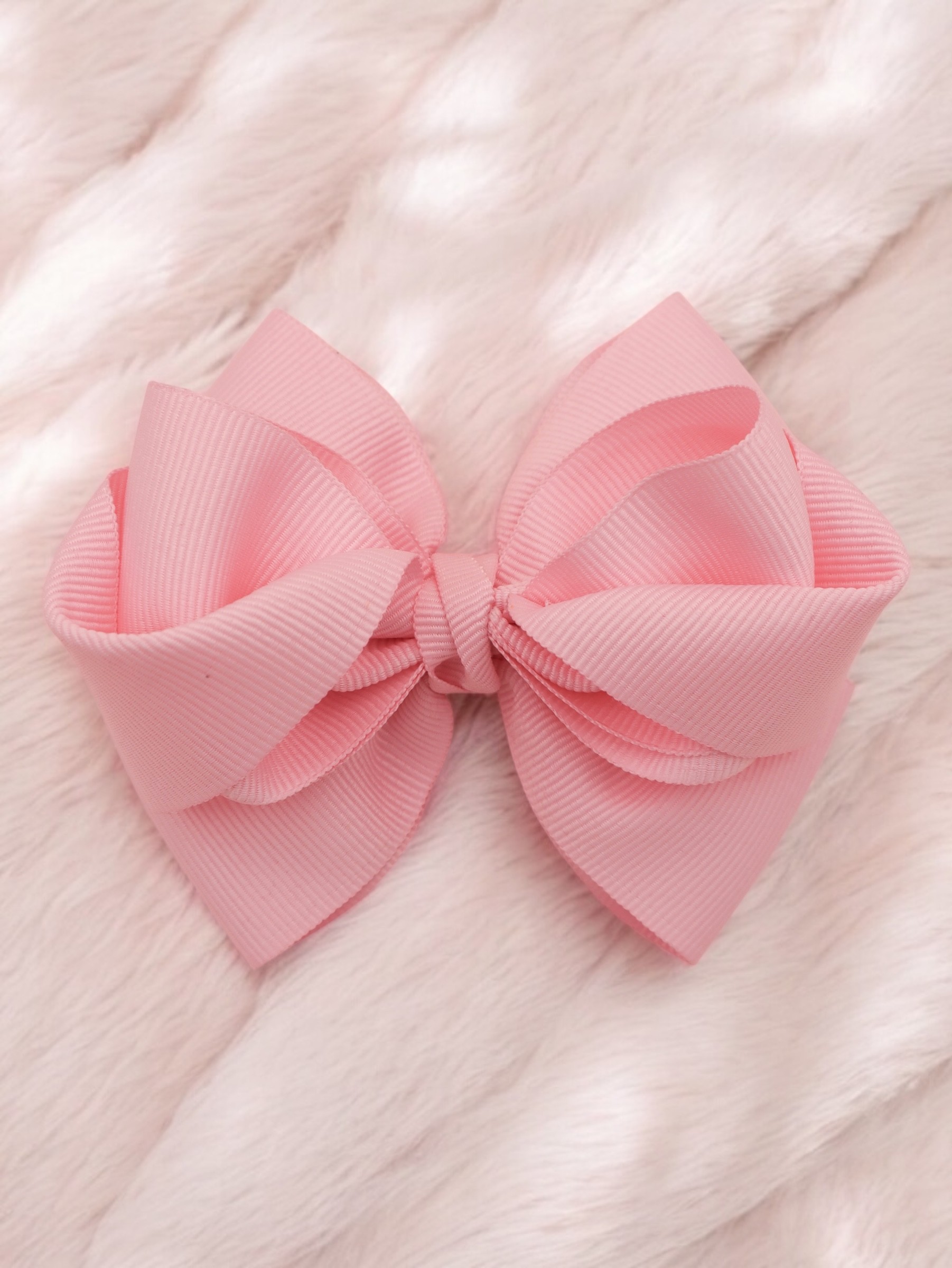 BIG BOW PINK CLIP