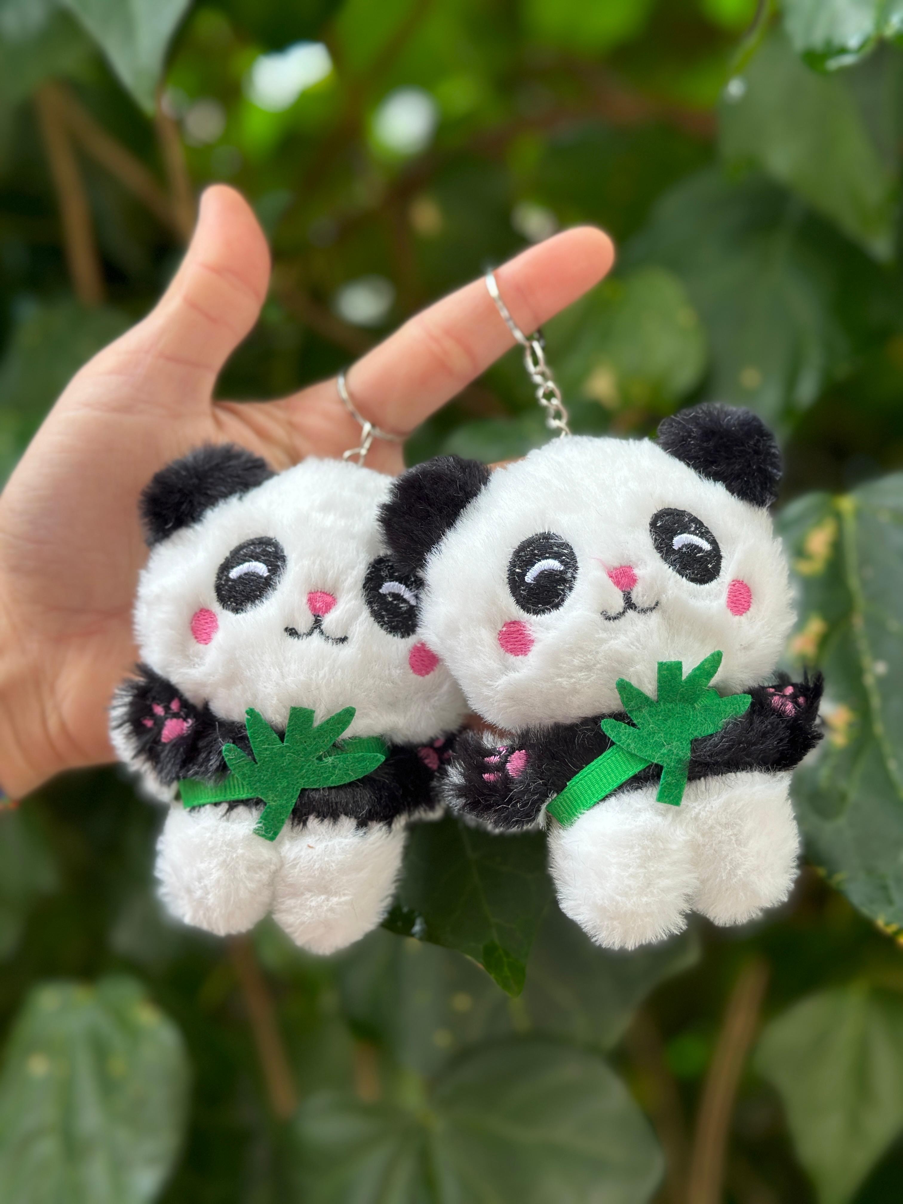 11 Cm Sevimli Panda Anahtarlık 12'li Paket