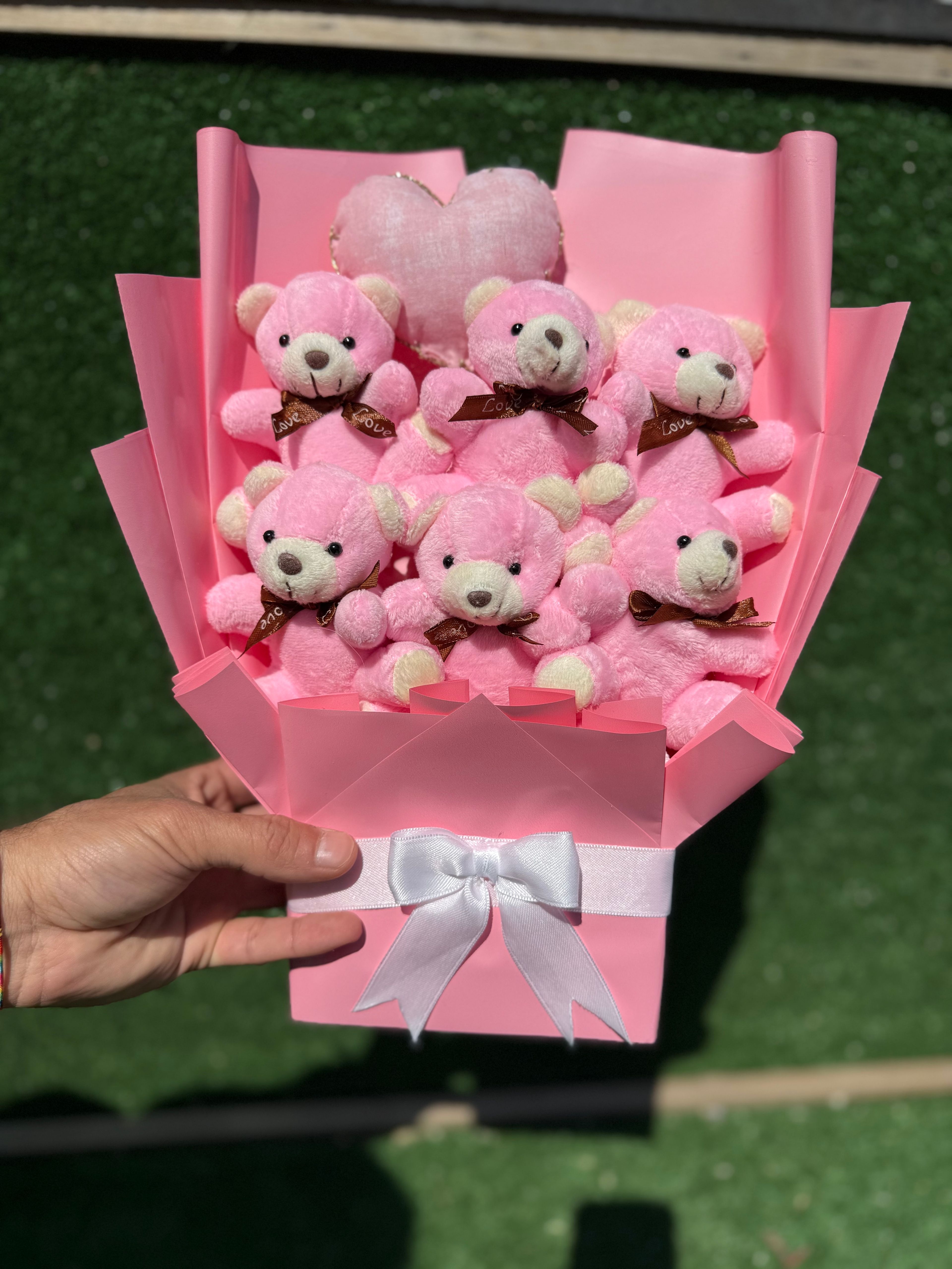 Premium Pembe Temalı Ayıcık Buketi