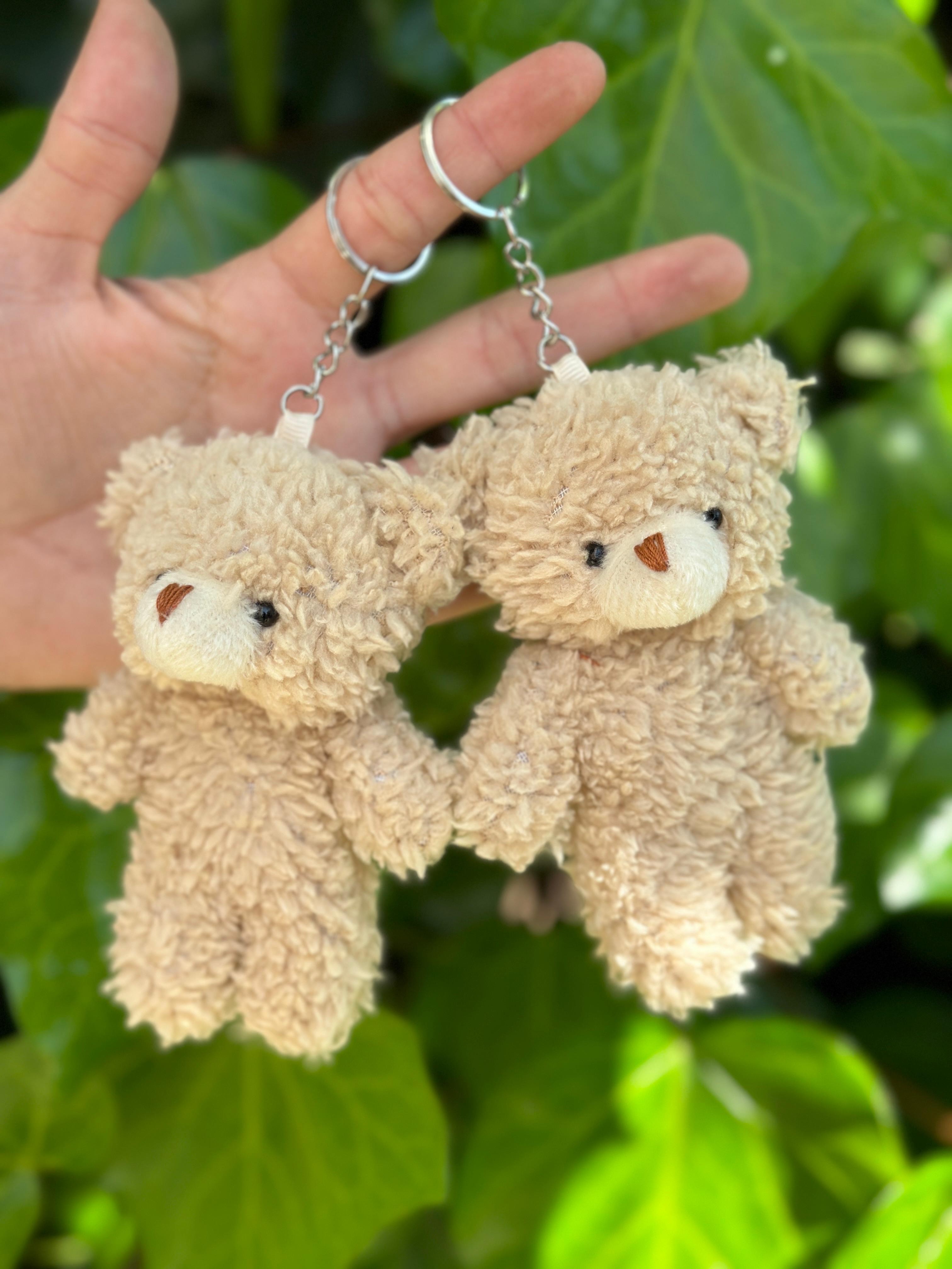 11 cm Kahverngi peluş Ayıcık Anahtarlık 12’li paket