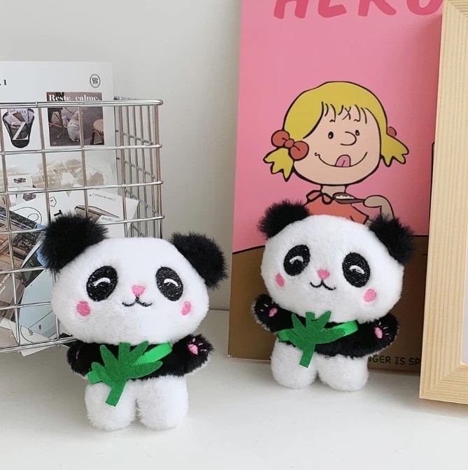 11 Cm Sevimli Panda Anahtarlık 12'li Paket